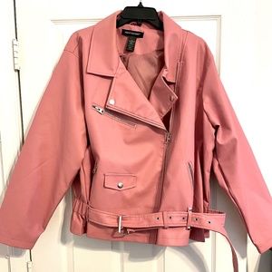 Pink Motorcycle Jacket